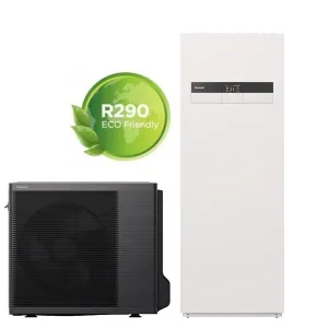 PANASONIC AQUAREA HIGH PERFORMANCE POMPA CIEPŁA 5 KW TYPU MONOBLOK KIT-ADC05L3E51 (R290 - propan; grzałka 3kW; Smart Cloud, C.W.U 120L) WH-ADC0509L3E51 / WH-WDG05LE5