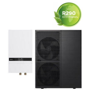 PANASONIC AQUAREA HIGH PERFORMANCE POMPA CIEPŁA 12 KW TYPU MONOBLOK KIT-WC12M3E5 (R290 - propan; grzałka 3kW; Smart Cloud; 1fz)