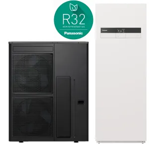PANASONIC AQUAREA HIGH PERFORMANCE POMPA CIEPŁA 16 KW TYPU ALL IN ONE KIT-ADC16K9E83 (grzałka 9kW; bez Smart Cloud; 3fz; C.W.U 260 L) WH-ADC16K9E83 / WH-UDZ16KE8 