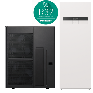 PANASONIC AQUAREA T-CAP POMPA CIEPŁA 9 KW TYPU ALL IN ONE KIT-AXC09K9E8 (grzałka 9kW; bez Smart Cloud; 3fz; C.W.U 185 L)