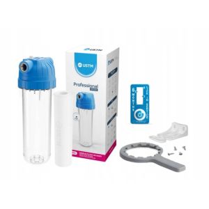 USTM KORPUS 10" PRZYŁĄCZE 3/4" PŁYTKA + KLUCZ + WKRĘTY +  WKŁAD WFW34 EMI KPL MAXI 6