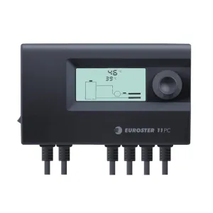 EUROSTER 11PC - STEROWNIK POMPY OBIEGOWEJ C.O. I ZAŁĄCZANIA ŹRÓDŁA CIEPŁA