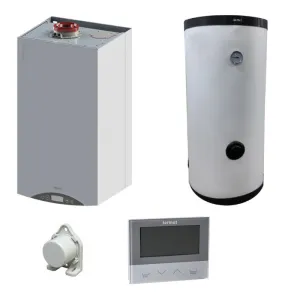 TERMET PAKIET KOCIOŁ GOLD PLUS 1F 25 KW + ZASOBNIK WHR 120 L + REGULATOR PRZEWODOWY ST-292 V2 + CZUJNIK TEMP. ZEWNĘTRZNEJ