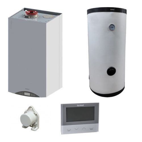 TERMET PAKIET KOCIOŁ GOLD PLUS 1F 25 KW + ZASOBNIK WHR 120 L
