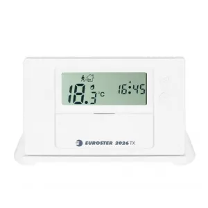 EUROSTER 2006TXRXN - UNIWERSALNY REGULATOR TEMPERATURY Z ODBIORNIKIEM NATYNKOWYM RXN URZĄDZENIA GRZEWCZE/KLIMATYZACYJNE