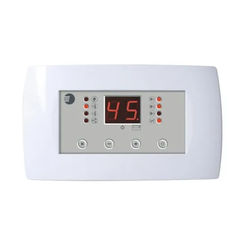 EUROSTER 11KPRZ - STEROWNIK 11K DO KOMINKÓW Z PŁASZCZEM WODNYM + PRZEPUSTNICA AIRMATIC FI100