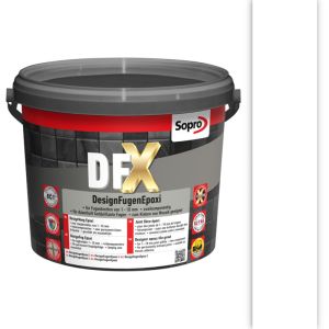 SOPRO DFX DESIGN FUGA EPOKSYDOWA DO MOZAIKI SZKLANEJ, CERAMICZNEJ 1 - 10 MM 3 KG KOLOR TRANSPARENTNY 99