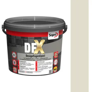 SOPRO DFX DESIGN FUGA EPOKSYDOWA DO MOZAIKI SZKLANEJ, CERAMICZNEJ 1 - 10 MM 3 KG KOLOR SREBRNY SZARY 17