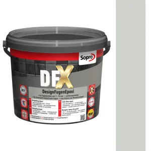 SOPRO DFX DESIGN FUGA EPOKSYDOWA DO MOZAIKI SZKLANEJ, CERAMICZNEJ 1 - 10 MM 3 KG KOLOR MANHATTAN 77