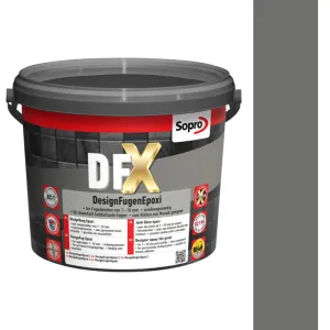 SOPRO DFX DESIGN FUGA EPOKSYDOWA DO MOZAIKI SZKLANEJ, CERAMICZNEJ 1 - 10 MM 3 KG KOLOR BAZALT 64
