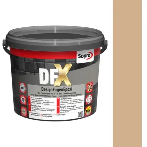 SOPRO DFX DESIGN FUGA EPOKSYDOWA DO MOZAIKI SZKLANEJ, CERAMICZNEJ 1 - 10 MM 3 KG KOLOR BEŻ JURA 33
