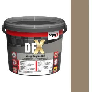SOPRO DFX DESIGN FUGA EPOKSYDOWA DO MOZAIKI SZKLANEJ, CERAMICZNEJ 1 - 10 MM 3 KG KOLOR SAHARA 40