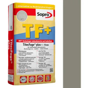 SOPRO TF+ WYSOKOWYTRZYMAŁA FUGA CEMENTOWA 1- 10 MM 15 KG KOLOR BETONOWY SZARY 14