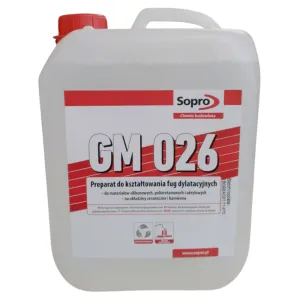 SOPRO GM 026 - PREPARAT DO KSZTAŁTOWANIA FUG DYLATACYJNYCH 5 L