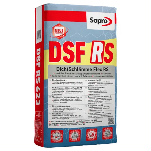 SOPRO DSF RS 623 - JEDNOSKŁADNIKOWA, SZYBKOWIĄŻĄCA ZAPRAWA USZCZELNIAJĄCA 20 KG