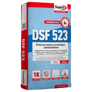 SOPRO DSF 523 - JEDNOSKŁADNIKOWA, ELASTYCZNA ZAPRAWA USZCZELNIAJĄCA 4 KG