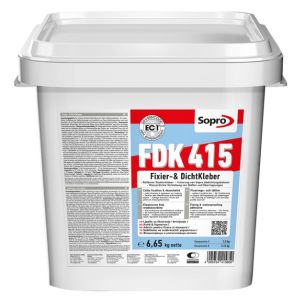SOPRO FDK 415 - DWUSKŁADNIKOWY KLEJ WODOSZCZELNY DO TAŚM I MAT 6,65 KG