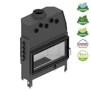 HITZE POWIETRZNY WKŁAD KOMINKOWY ALBERO AL19S.H-D - SZYBA DECOR 19 KW