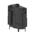 HITZE WKŁAD KOMINKOWY Z PŁASZCZEM WODNYM ALBERO AQUASYSTEM ALAQS90X41.RG-D - PRAWY GILOTYNA SZYBA DECOR ŁĄCZONA 21 KW