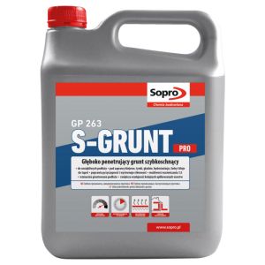 SOPRO S-GRUNT PRO 263 - GŁĘBOKOPENETRUJĄCY GRUNT SZYBKOSCHNĄCY 1 KG