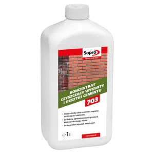 SOPRO ZA 703 - KONCENTRAT CZYSZCZĄCY WYKWITY I RESZTKI CEMENTU 1 L