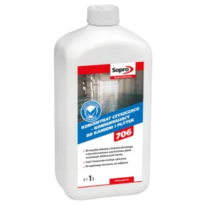 SOPRO NWP 706 - KONCENTRAT CZYSZCZĄCO-KONSERWUJĄCY DO KAMIENI I PŁYTEK 1 L