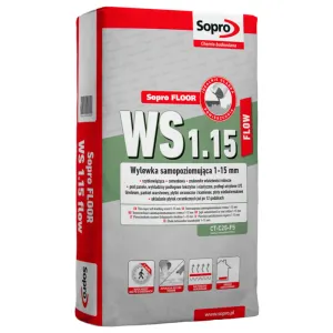 SOPRO FLOOR WS 1.15 FLOW - WYLEWKA SAMOPOZIOMUJĄCA 1 - 15 MM 25 KG