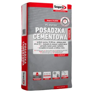 SOPRO FLOOR PC EXPRESS - SZYBKOWIĄŻĄCA POSADZKA CEMENTOWA 25 KG