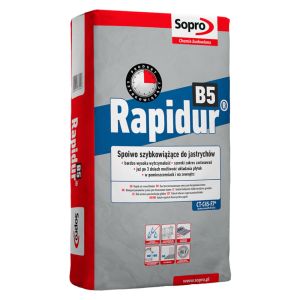 SOPRO RAPIDUR B5 - SPOIWO SZYBKOWIĄŻĄCE DO JASTRYCHÓW 25 KG
