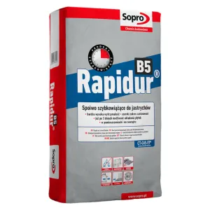 SOPRO RAPIDUR B5 - SPOIWO SZYBKOWIĄŻĄCE DO JASTRYCHÓW 25 KG