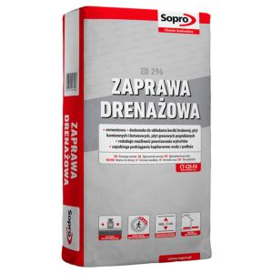 SOPRO FLOOR ZD 296 - ZAPRAWA DRENAŻOWA 25 KG
