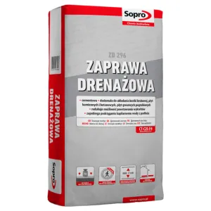 SOPRO FLOOR ZD 296 - ZAPRAWA DRENAŻOWA 25 KG