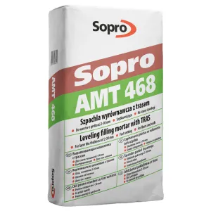 SOPRO AMT 468 - SZPACHLA WYRÓWNAWCZA Z TRASEM 25 KG