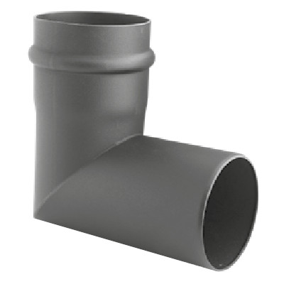 DARCO KOLANO STAŁE DWUSEGMENTOWE ∅ 80 MM 90° SKPK - SYSTEM PRZYŁĄCZY KOMINOWYCH DO PIECÓW NA PELLET