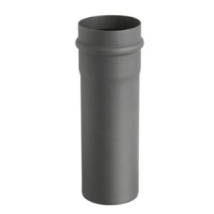 DARCO RURA PROSTA CZARNA ∅ 80 MM 50 CM SPKP - SYSTEM PRZYŁĄCZY KOMINOWYCH DO PIECÓW NA PELLET