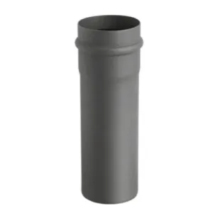 DARCO RURA PROSTA CZARNA ∅ 100 MM 50 CM SPKP - SYSTEM PRZYŁĄCZY KOMINOWYCH DO PIECÓW NA PELLET