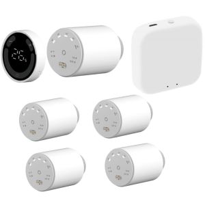 EUROSTER SMART - ZESTAW DO INTELIGENTNEGO STEROWANIA OGRZEWANIEM PRZEZ APLIKACJĘ DLA 5 GRZEJNIKÓW
