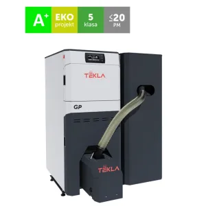 TEKLA DRACO BIO COMPACT FII GP - KOCIOŁ PELLETOWY 23 KW, ZASOBNIK PO PRAWEJ STRONIE