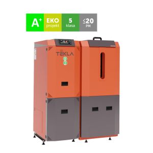 TEKLA DRACO D BIO LUX - KOCIOŁ PELLETOWY 15 KW, ZASOBNIK PO PRAWEJ STRONIE