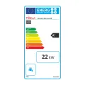 TEKLA DRACO D BIO LUX - KOCIOŁ PELLETOWY 22 KW, ZASOBNIK PO PRAWEJ STRONIE