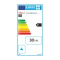 TEKLA DRACO D BIO LUX - KOCIOŁ PELLETOWY 30 KW, ZASOBNIK PO LEWEJ STRONIE