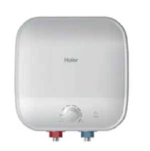 HAIER OGRZEWACZ WODY ELEKTRYCZNY INOX NADUMYWALKOWY ES10V-SQM1 10L  (zbiornik - stal nierdzewna powlekana powłoką tytanową; grzałka 1,5kW -  stal nierdzewna (310S Mo), z dodatkiem molibdenu)