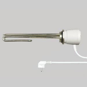 ELIKO GRZAŁKA GRBT MINI Z KOŁNIERZEM MOSIĘŻNYM W POWŁOCE CYNOWEJ DO ZASOBNIKÓW O OGRANICZONEJ PRZESTRZENI MONTAŻOWEJ 2,0 KW 230 V 6/4" W326C