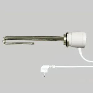 ELIKO GRZAŁKA GRBT MINI Z KOŁNIERZEM MOSIĘŻNYM W POWŁOCE CYNOWEJ DO ZASOBNIKÓW O OGRANICZONEJ PRZESTRZENI MONTAŻOWEJ 2,0 KW 230 V 6/4" W326C