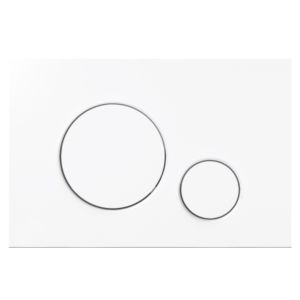 AQUAFORM OPTIMA CIRCLE PRZYCISK SPŁUKUJĄCY WC KOŁO BIAŁY M670 AQ.501-30203