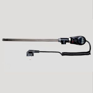 ELIKO GRZAŁKA GRBT W POWŁOCE NIKLOWEJ DO GRZEJNIKÓW ŁAZIENKOWYCH 0,9 KW 230 V 1/2" W034CZ - KOLOR CZARNY