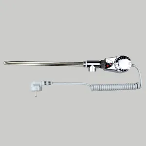 ELIKO GRZAŁKA GRBT W POWŁOCE NIKLOWEJ DO GRZEJNIKÓW ŁAZIENKOWYCH 0,3 KW 230 V 1/2" W032C - CHROMOWANA