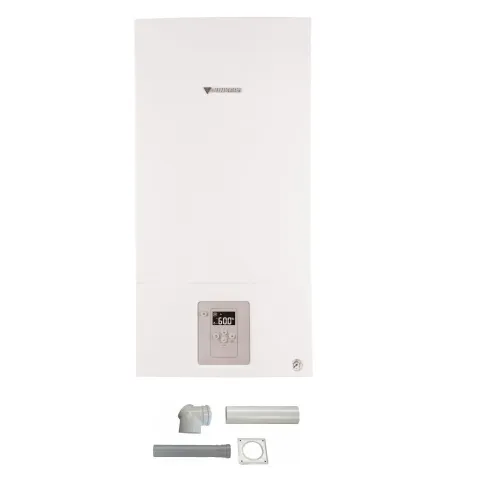 BOSCH JUNKERS CERAPUR KOMPAKT ZSB 24-1 DE - JEDNOFUNKCYJNY, GAZOWY KOCIOŁ KONDENSACYJNY 24 KW 7736900765 + ZESTAW DO SZACHTU AZB 616/1 7738112581 (