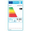 KRATKI POWIETRZNY WKŁAD KOMINKOWY ZIBI ECO GILOTYNA, CZARNE WYŁOŻENIE FI 180 9,9 KW