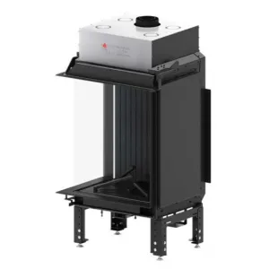 HITZE KOMINEK GAZOWY CALMA 65L AKUCERAM W KOLORZE GRAFITOWYM AB-CLA65X80.L 13,8 kW